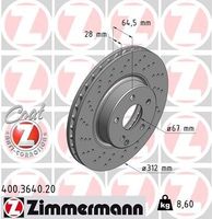 Remschijf Coat Z 400364020