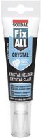 Soudal fix - all crystal | lijm- en voegkit | transparant | 125 ml - 131093