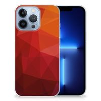 TPU Hoesje voor Apple iPhone 13 Pro Polygon Red - thumbnail