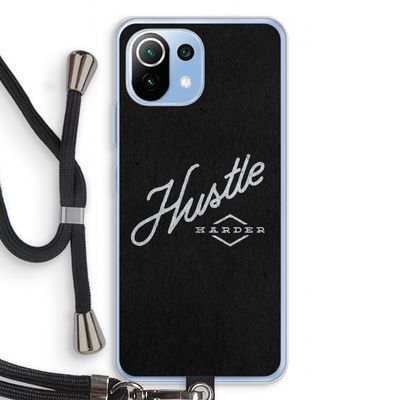 Hustle: Xiaomi Mi 11 Lite Transparant Hoesje met koord