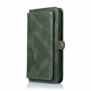 iPhone XS Max hoesje - Bookcase - Afneembaar 2 in 1 - Backcover - Pasjeshouder - Portemonnee - Kunstleer - Groen