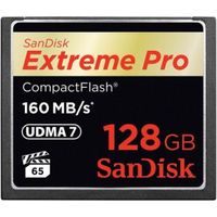 SanDisk Extreme PRO 128GB CompactFlash Geheugenkaart