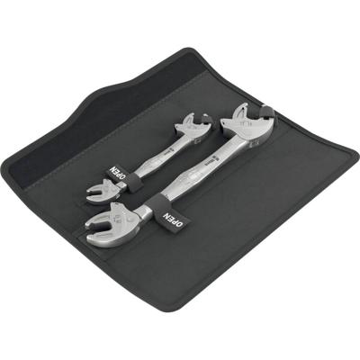Wera 05020340001 6006 Joker 2 Set 1 Zelfaanpassende dubbele steeksleutel Sleutelbreedte (metrisch) 7 - 19 mm Sleutelbreedte (inch) 1/4 - 3/4
