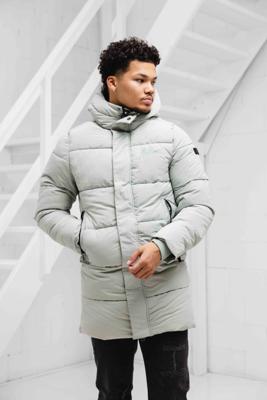 Malelions Mid Length Puffer Winterjas Heren Groen - Maat L - Kleur: Groen | Soccerfanshop