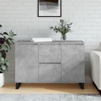 Dressoir 104x35x70 cm bewerkt hout betongrijs Dressoir 104x35x70 cm bewerkt hout betongrijs