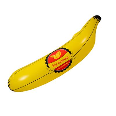 Grote gele opblaasbare decoratie banenen 70 cm