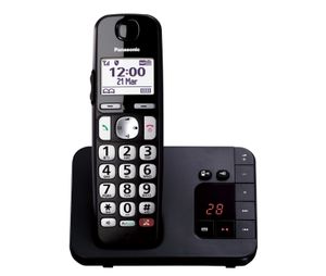 Panasonic KX-TGE260NLB telefoon DECT-telefoon Nummerherkenning Zwart