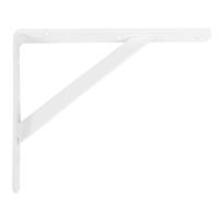 Muurbeugel AMIG 9-5774 Planken Staal Wit (30 x 22,5 cm)