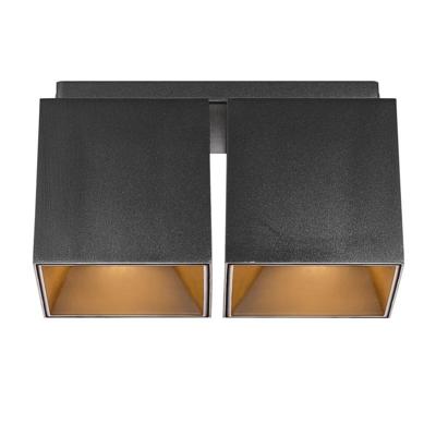 Nordlux OpbouwspotEthan zwart dubbel - 2110410103