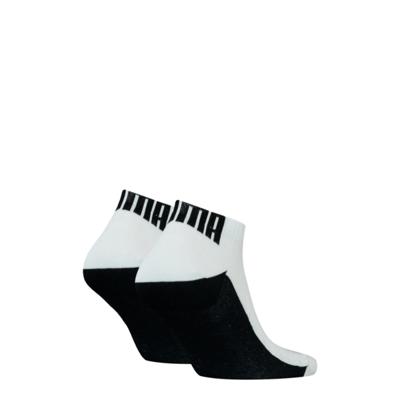 Puma Sneakersokken Heren Back Logo 2-pack Wit-39/42