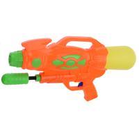 Waterpistolen/waterpistool oranje van 47 cm met pomp kinderspeelgoed - thumbnail