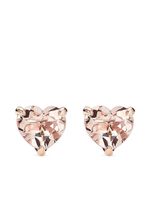 David Yurman puces d'oreilles Chatelaine Heart en or rose 18ct (8 mm) - thumbnail