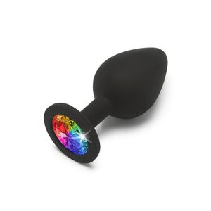 ToyJoy - Diamond Booty Jewel Medium Butt Plug Zwart