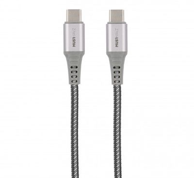 Musthavz USB-C 2.0 naar USB-C Nylon kabel 1m