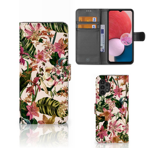 Samsung Galaxy A13 (4G) Hoesje Flowers