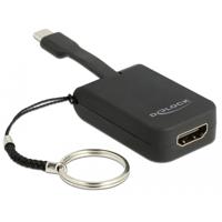 DeLOCK 63942 video kabel adapter 0,03 m USB Type-C HDMI Zwart - thumbnail