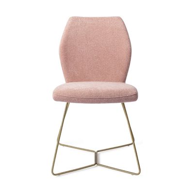 Jesper Home Ikata eetkamerstoel Anemone beehive gold