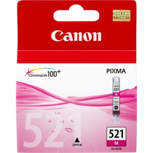 Canon inktcartridge CLI-521M, 445 pagina's, OEM 2935B001, magenta