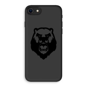 Angry Bear (black): iPhone SE 2020 Biologisch afbreekbaar hoesje