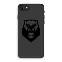 Angry Bear (black): iPhone SE 2020 Biologisch afbreekbaar hoesje