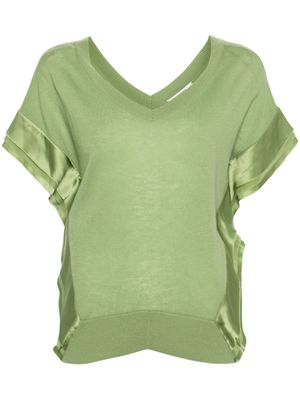Dorothee Schumacher haut en maille à manches courtes - Vert