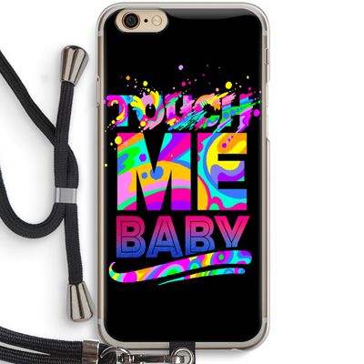 Touch Me: iPhone 6 / 6S Transparant Hoesje met koord