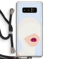 Incognito: Samsung Galaxy Note 8 Transparant Hoesje met koord