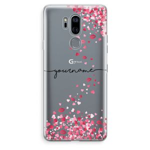 Hartjes en kusjes: LG G7 Thinq Transparant Hoesje