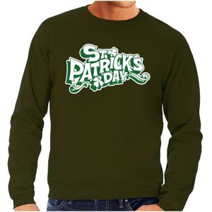 St. Patricksday sweater groen heren