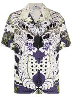 Valentino Garavani chemise brodée de sequins à imprimé Arazzo - Tons neutres