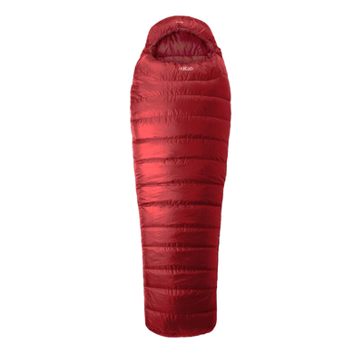 RAB Ascent 300 XL LZ Mummy Slaapzak Dons - Rood
