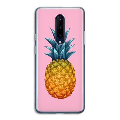 Grote ananas: OnePlus 7 Pro Transparant Hoesje
