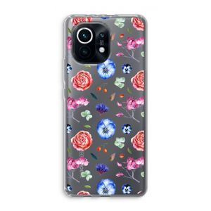 Bloemetjes: Xiaomi Mi 11 Transparant Hoesje