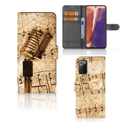 Samsung Galaxy Note 20 | Telefoonhoesje met foto | Bladmuziek