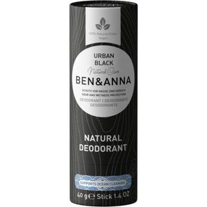 Ben & Anna Urban Black Unisex Stickdeodorant 40 g 1 stuk(s)