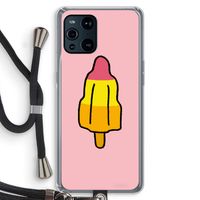Raketijsje: Oppo Find X3 Pro Transparant Hoesje met koord