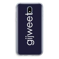 Gijweet: Samsung Galaxy J5 (2017) Transparant Hoesje