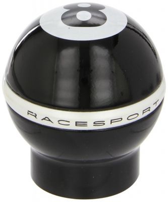 Race Sport pookknop 8 Ball aluminium 6 cm lift up reverse zwart Race Sport pookknop 8 Ball aluminium 6 cm lift up reverse zwart