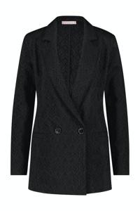 Studio Anneloes Sence Orn. Jacquard Blazer 09366 Blazers 9000 Black