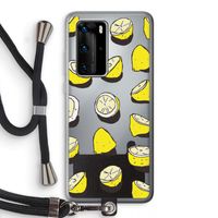 When Life Gives You Lemons...: Huawei P40 Pro Transparant Hoesje met koord