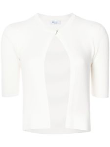 Akris Punto cardigan crop - Blanc