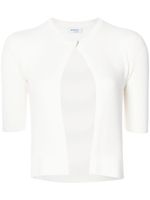 Akris Punto cardigan crop - Blanc