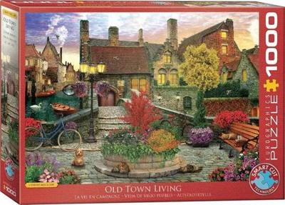 Old Town Living - Dominic Davison Puzzel 1000 Stukjes Old Town Living - Dominic Davison Puzzel 1000 Stukjes