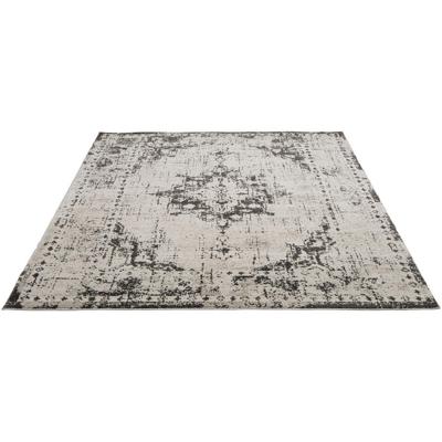 Leen Bakker - Vloerkleed Urali - Licht/antraciet - 200x290 Cm - Polypropyleen - Grijs