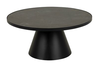 Bendt Salontafel 'Anemone' Keramiek 86cm, kleur Zwart