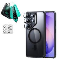 Galaxy S26 Ultra Bundle Classic Hybrid Magnetic Case and Armorite® Screen Protector - Clear Black