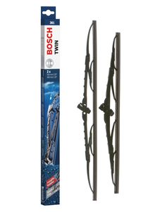 Bosch ruitenwissers Twin 361 - Lengte: 500/400 mm - set wisserbladen voorzijde 361