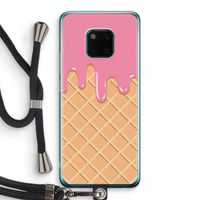 Ice cream: Huawei Mate 20 Pro Transparant Hoesje met koord
