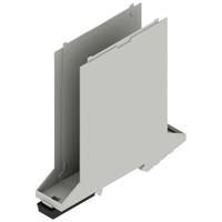 Weidmüller CH20M22 B AGY/BK 3747 DIN-rail-behuizing basiselement Gesloten, Met ventilatiesleuven, Voor DIN-rail montage 22.5 x 109.3 Kunststof Grijs 10 stuk(s) - thumbnail