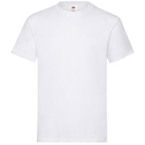 T-shirt wit ronde hals 185 gr heavy T voor heren